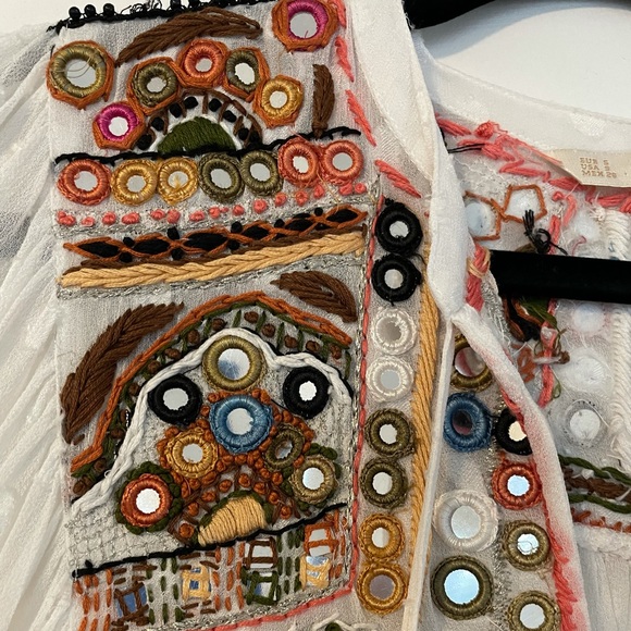 ZARA Basics Boho Top - Picture 4 of 8